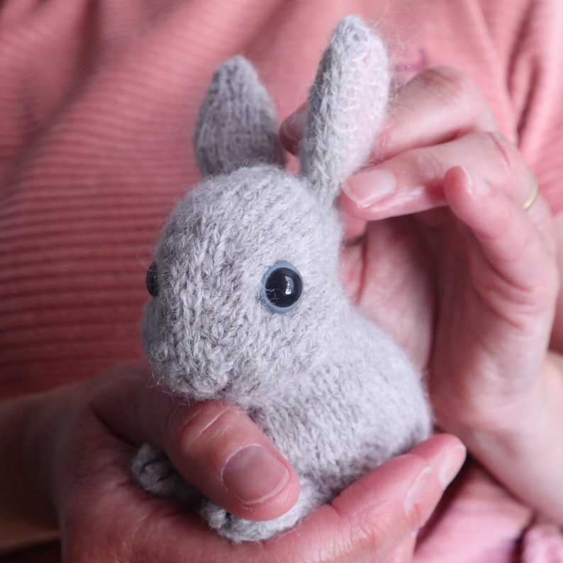 NEW Little Baby Bunny knitting pattern and video tutorial image 2