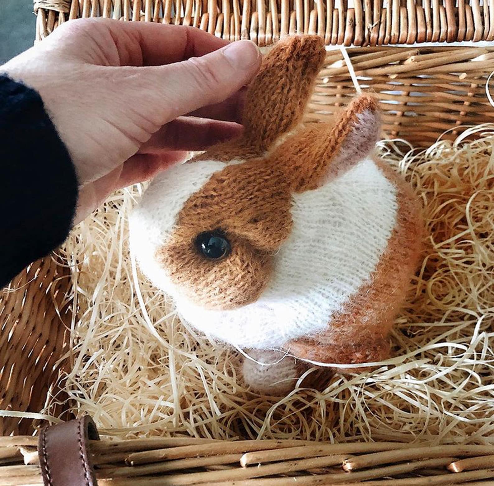 Cinnamon Dutch Rabbit - KNITTING PATTERN - Etsy