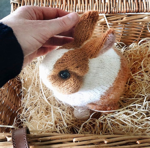 Cinnamon Dutch Rabbit - KNITTING PATTERN - Etsy