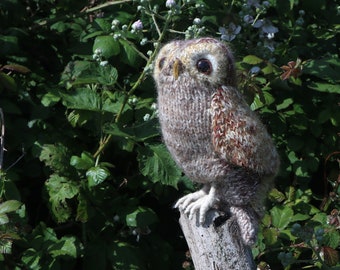 SPECIAL OFFER Knitting Pattern - New Pattern Tawny Owl