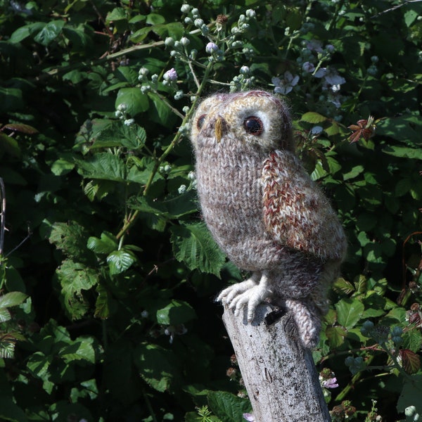 SPECIAL OFFER Knitting Pattern - New Pattern Tawny Owl