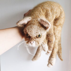 KNITTING PATTERN Cat image 10