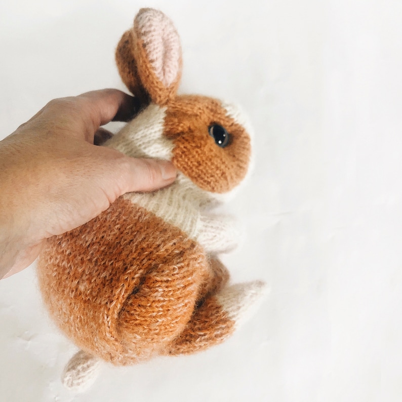 Cinnamon Dutch Rabbit KNITTING PATTERN - Etsy