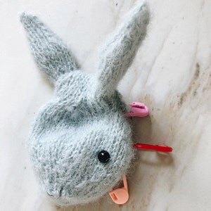 Little Blue Bunny KNITTING PATTERN image 4