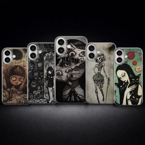 Gothic Horror iPhone Case, Dark Art, Alternative Emo Grunge Style