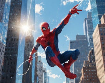 Spiderman Coloring Book | Superhero Activity Pages (Instant Download PDF)