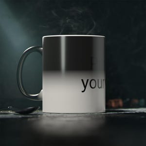Personalized Magic Mug – Color Changing, Heat Sensitive Coffee Cup