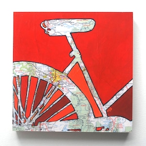 Fahrrad-Portland montiert Druck - Portland, Vancouver, Tillamook, Oregon City, Beaverton, Hillsboro Oregon Fahrrad Kunst, Fahrrad-Kunst, Zyklus Kunst