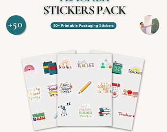 Lehrer Aufkleber, Schule Sticker, Klassenzimmer Dekor, Geschenk für Lehrer Wertschätzung, druckbare Cricut Dateien