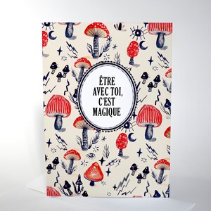 Carte de souhaits - Être avec toi c'est magique image 4