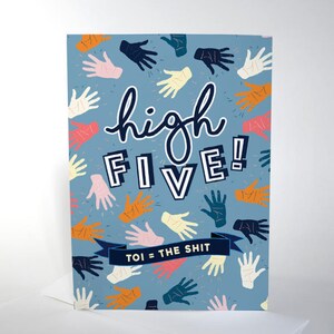Carte de souhaits - High Five