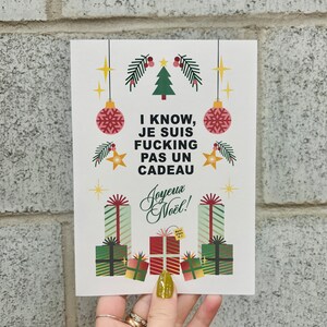 Carte de souhaits - Noël - Pas un cadeau image 2