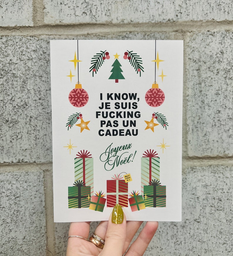 Carte de souhaits - Noël - Pas un cadeau image 2