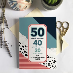 Carte de souhaits - 50 ans