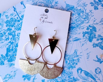 CARMELLE - Boucles d'oreille or