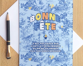 Carte de souhaits - Fin du monde