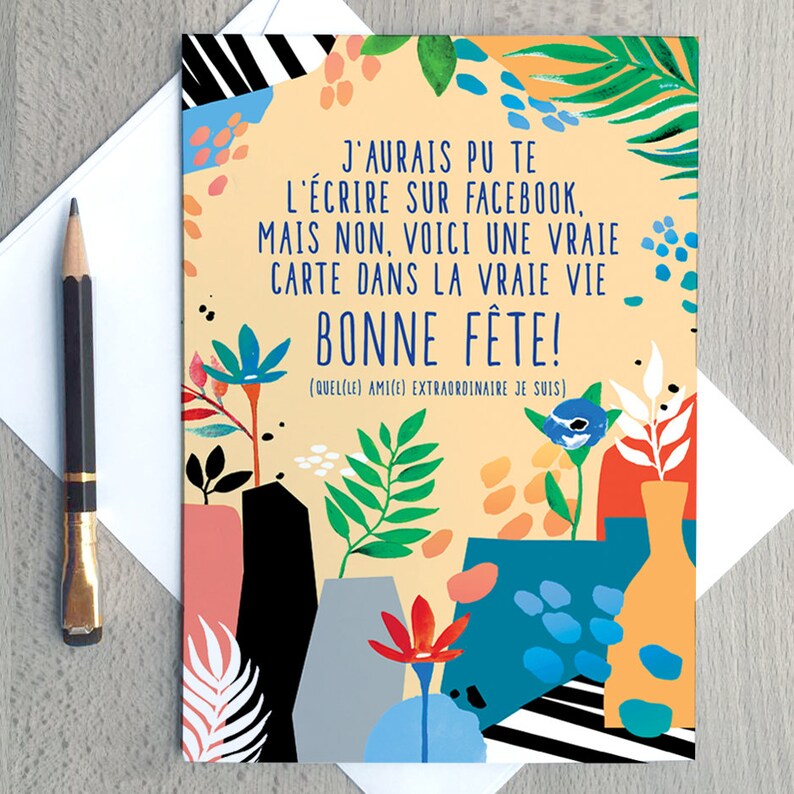 Carte de souhaits - Facebook image 1