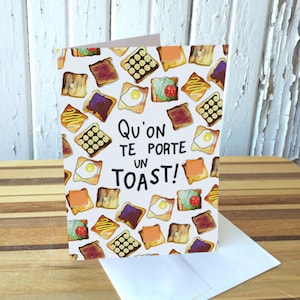 Carte de Souhaits - Toast
