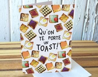 Carte de Souhaits - Toast