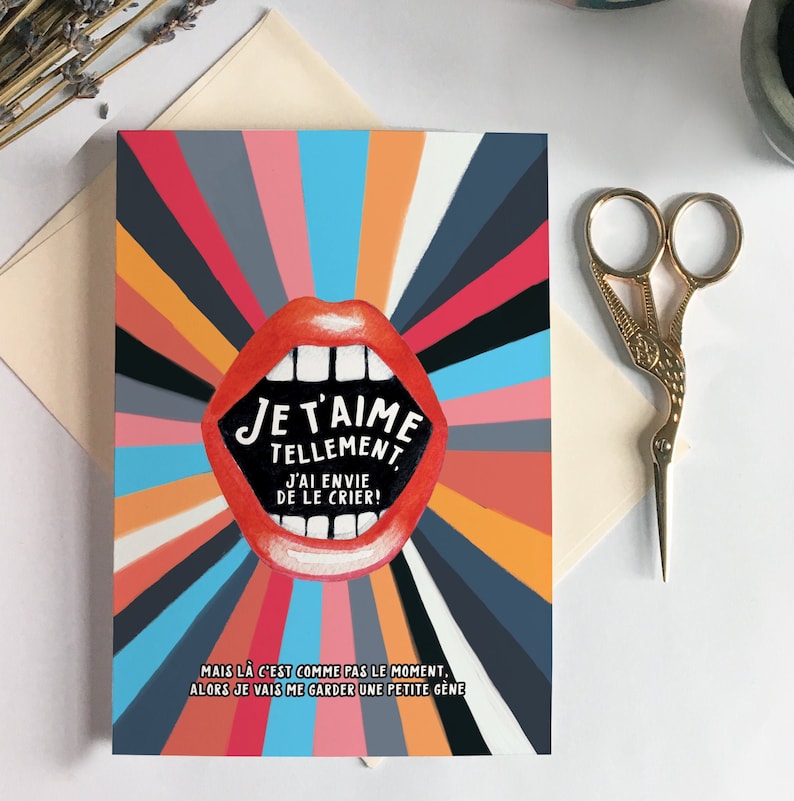 Carte de souhaits - Je t'aime tellement image 1
