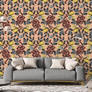 Tapisserie - Citrons Serpents