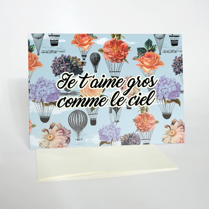 Carte de souhaits - Gros comme le ciel image 1