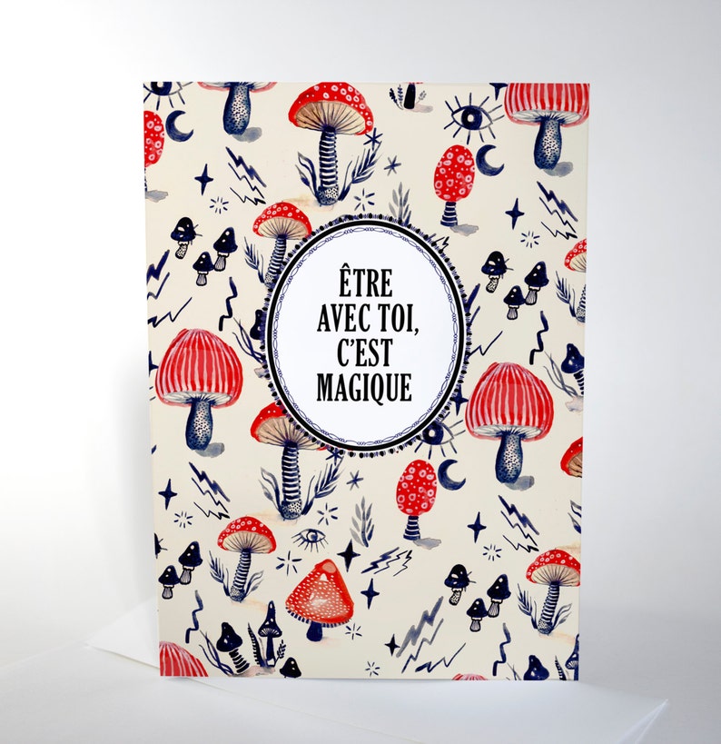 Carte de souhaits - Être avec toi c'est magique image 4