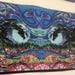 Horse fabric - Horse Born of Moon Energy - mirror image fabric - 5" x 14" quilting -
