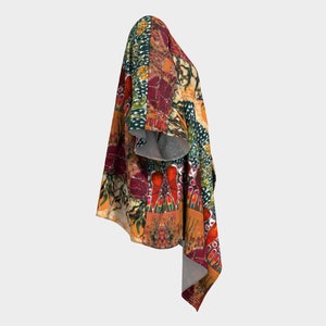 Sun and Rain Garden Kimono Robe Nature Batik - Etsy