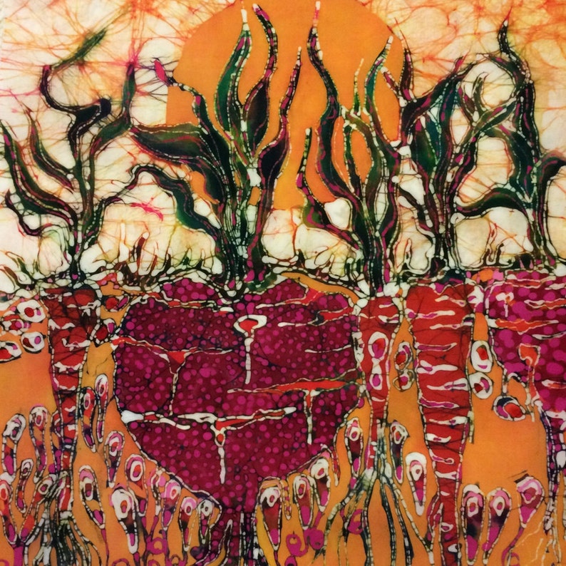 Filled With Sunlight fabric from original batik Garden batik
