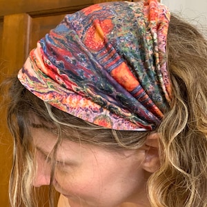 Headband/Scarf - Awaken Day & Night - Nature Batik