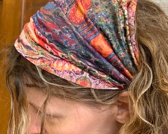 Headband/Scarf - Awaken Day & Night - Nature Batik