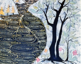 Lothlorien / Enchanted Land - print from original batik