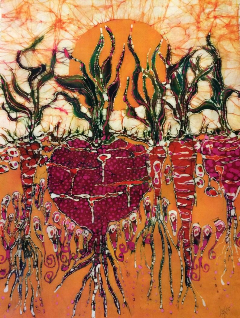 Filled With Sunlight fabric from original batik Garden batik