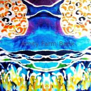 Jersey Cows in Spring Pasture batik fabric from original Custom printed fabric-Applique quilt panel image 3