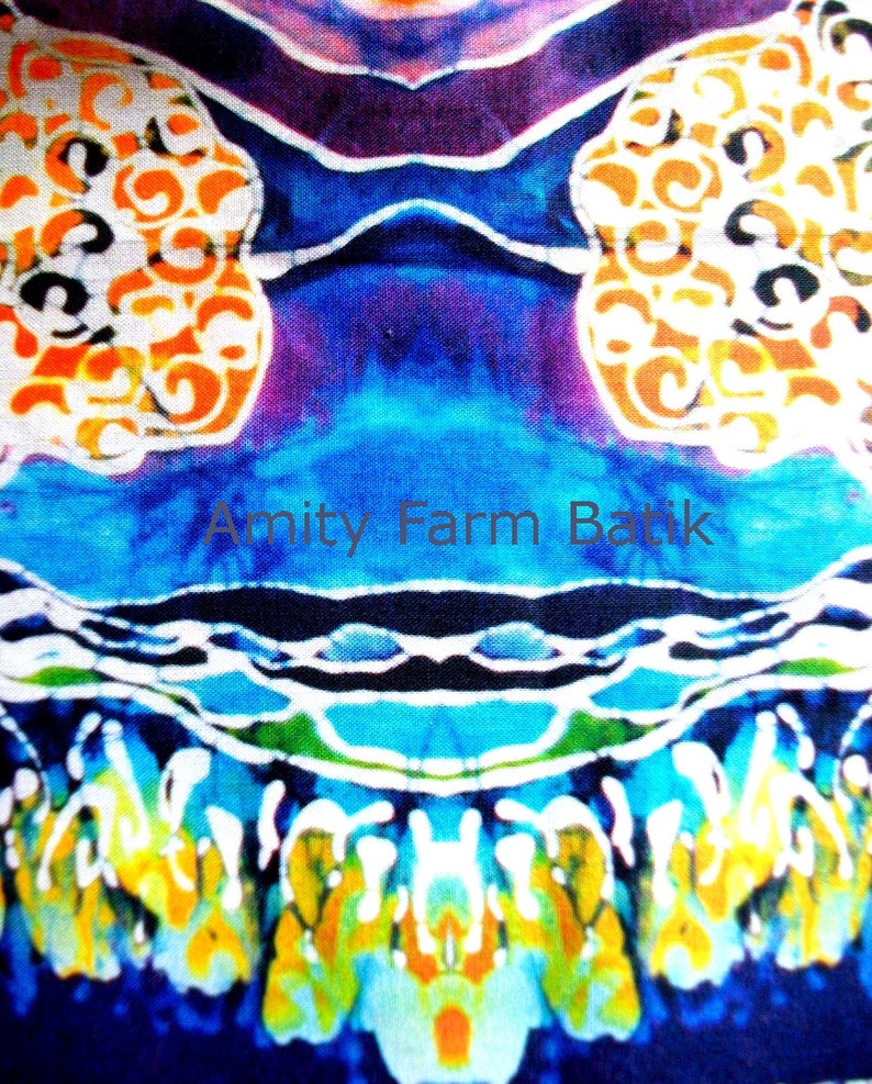 Jersey Cows in Spring Pasture batik fabric from original Custom printed fabric-Applique quilt panel image 3