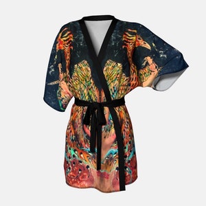 Feathers of the Phoenix Kimono Robe Phoenix Batik - Etsy