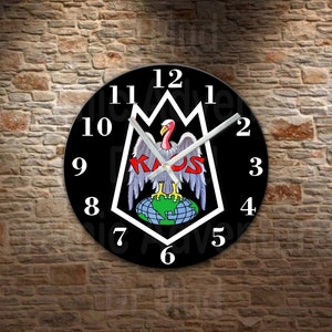 Collectible  KAOS  metal 6&quot;, 8&quot; , 10&quot; or 11.75&quot;  Wall clock - You choose the size