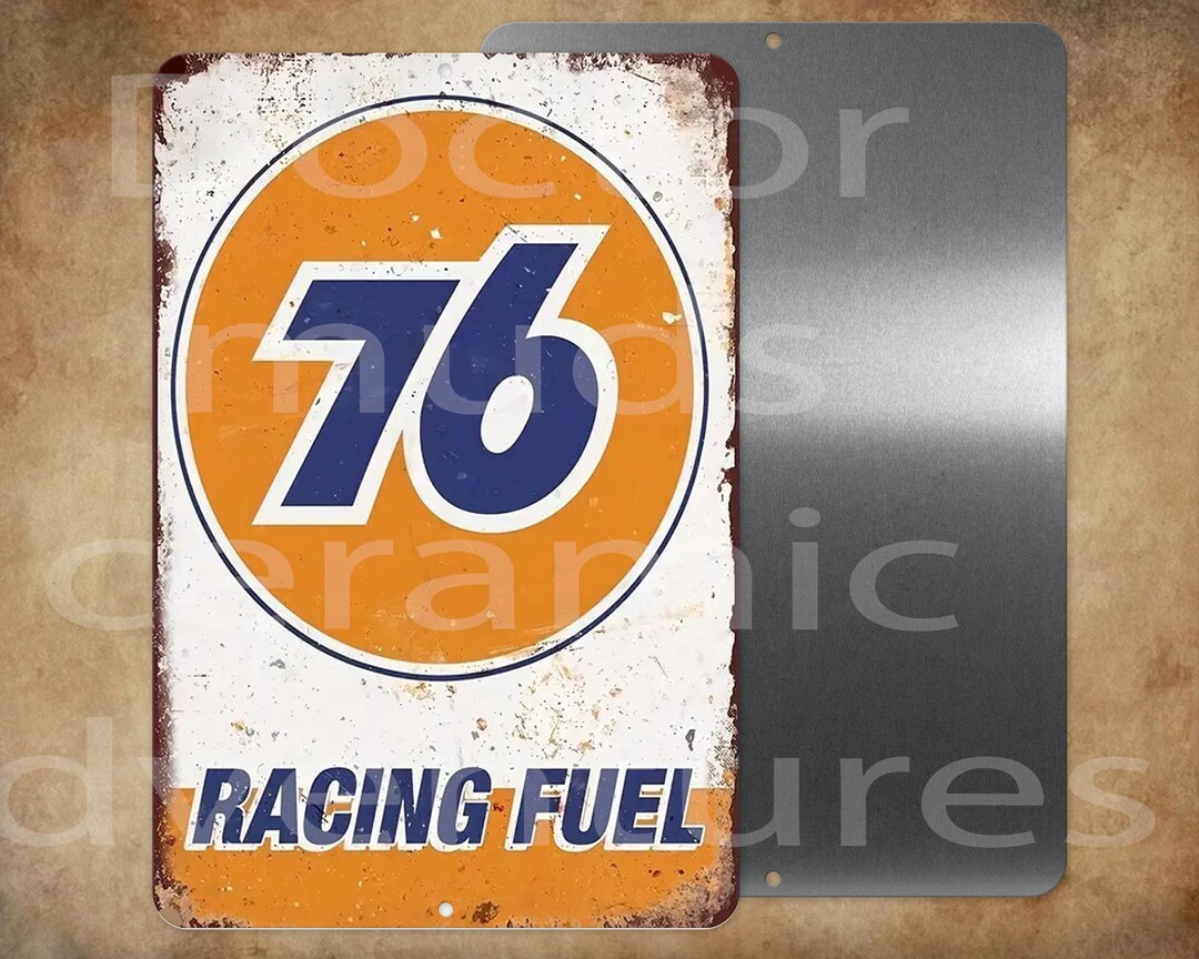 76 Racing Fuel Replica 8 X 12