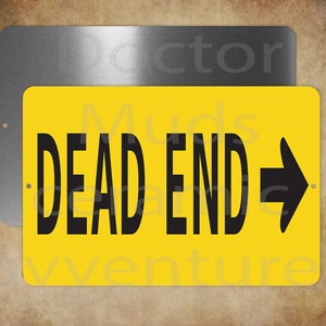 Los Angeles 'DEAD END' Embossed Street Sign