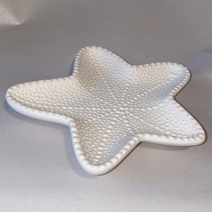 Cool Nautical Little Starfish Dish fusing / draping kiln mold Sager slump mold STAR FISH 6" W x 5.75" L x .5" H