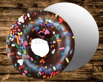 Fun DONUT Metal Sign for  Wreaths Crafts & miniatures Projects