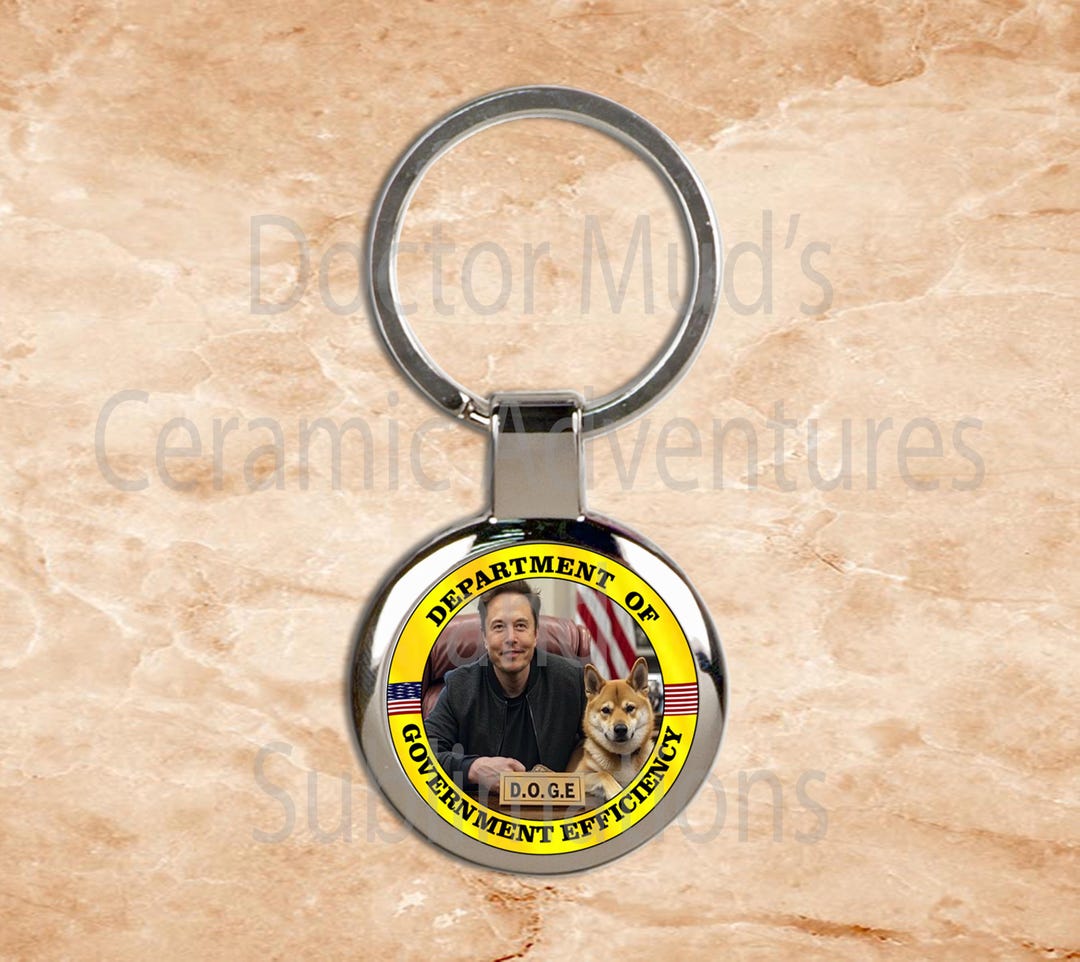 Government Keychains Doge Elon Musk Department of Government Efficiency Key Chain - Etsy
