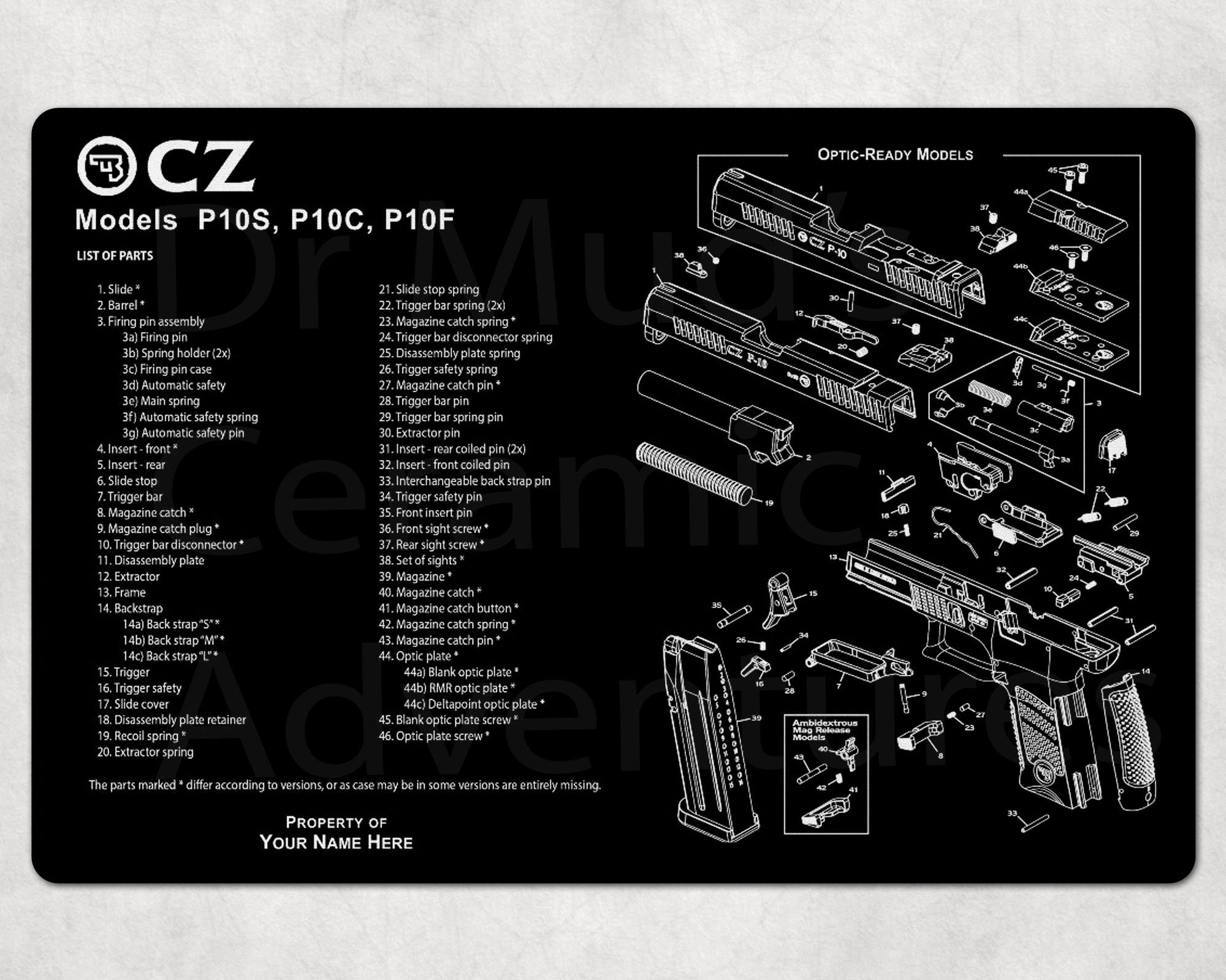 Cleaning Pad - CZ - Choose Your Style - Maintenance Range Mat - Etsy
