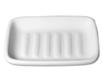 wavy Soap Serving dish fusing glass slump draping kiln mold 5" L x 3 .5" W x 1" H