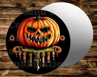 Spooky Pumpkin Halloween  Wreaths Crafts & miniatures Project