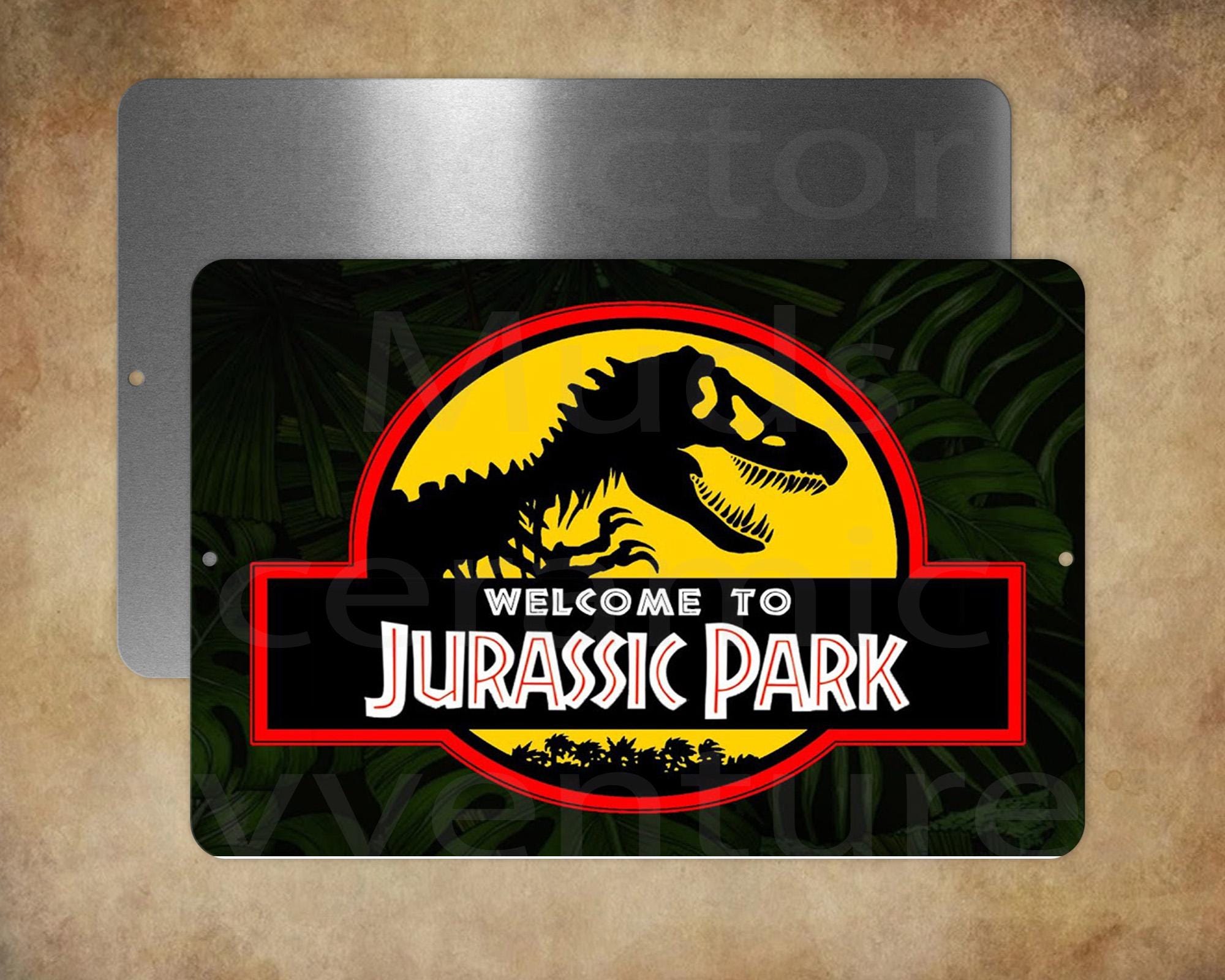 Welcome to Jurassic Park 8 X 12 
