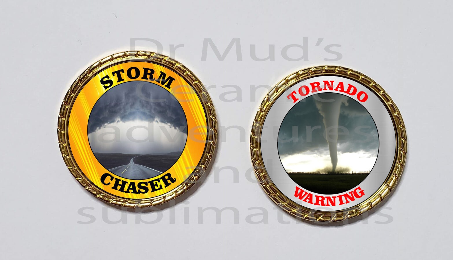 Neat Storm Chasers Tornado Warning  Collectors Coin