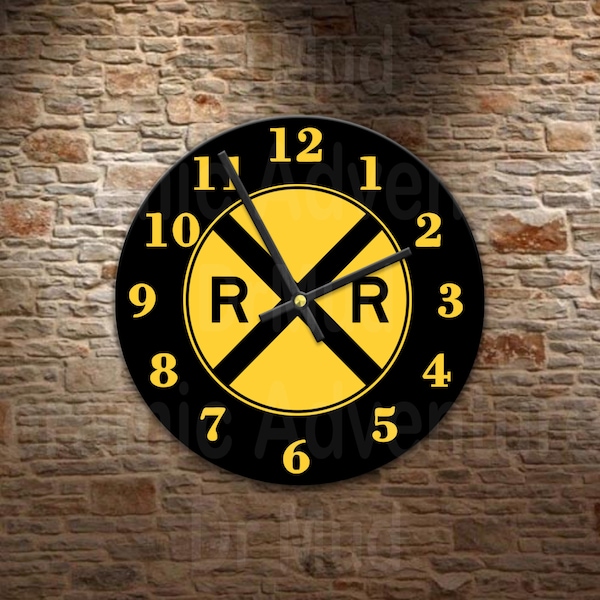 Train Clock Etsy