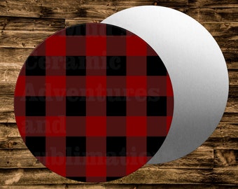 Buffalo Plaid Style Christmas Wreaths Crafts & miniatures Projects